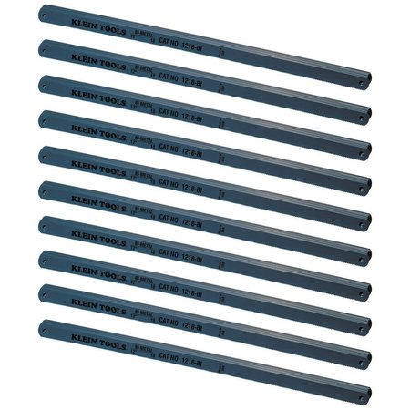 KLEIN TOOLS Bi-Metal Blades, 18 TPI, 12-Inch, 100-Pack 1218BI